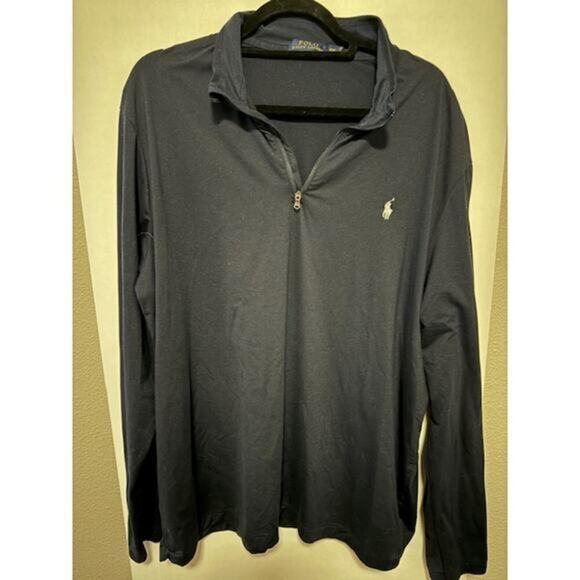 Polo Ralph Lauren Performance 1/4 Zip Long‎ Sleeve Mens Size XXL - Picture 1 of 4